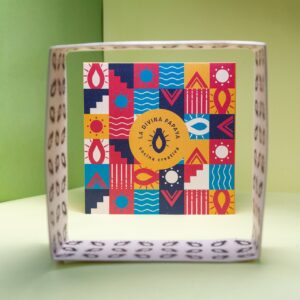 caja de regalo con mosaicos